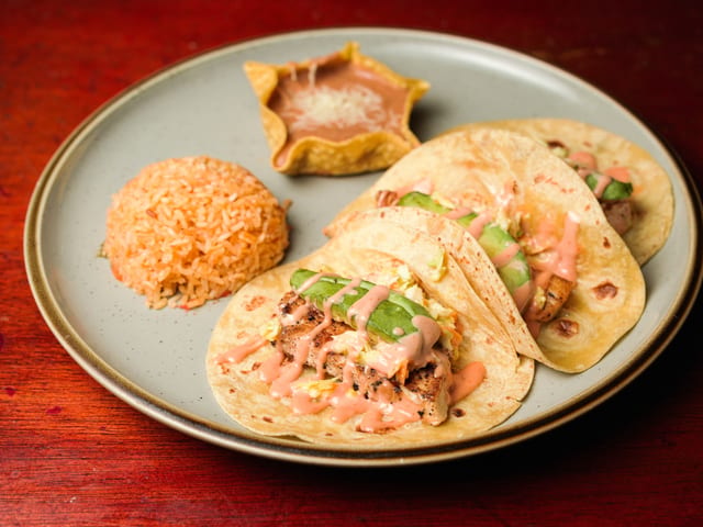 Seafood Taco Meal.