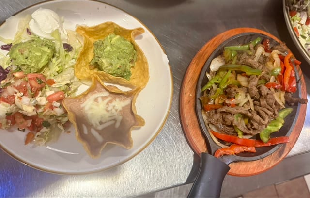 Traditional Fajitas.