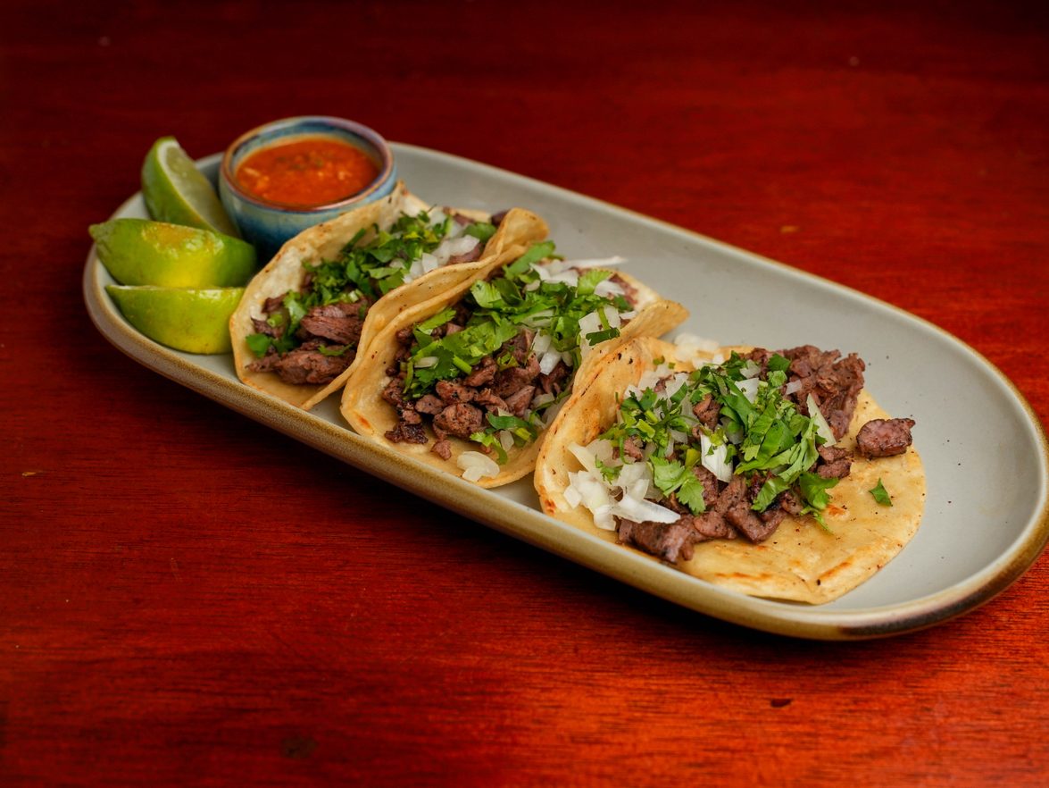 Tacos De La Calle Meal.