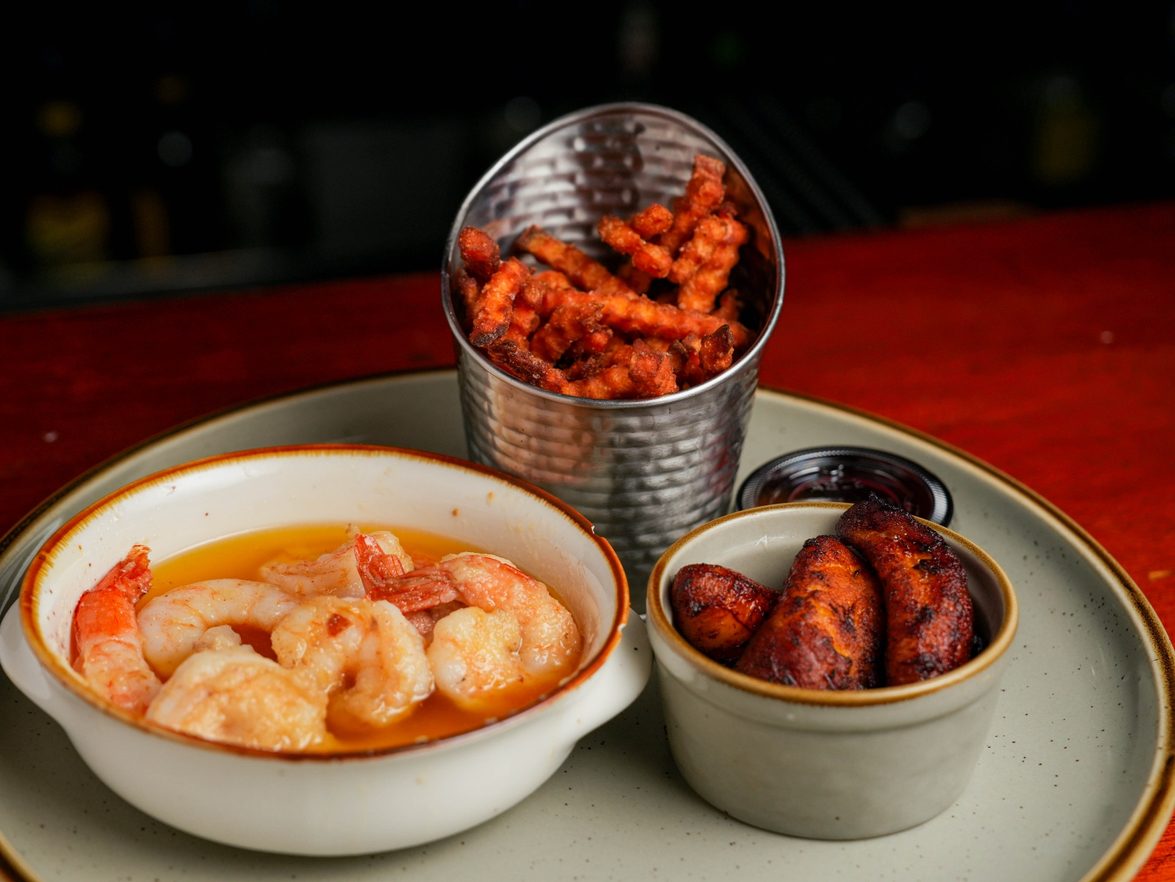 Camarones Al Mojo De Ajo.