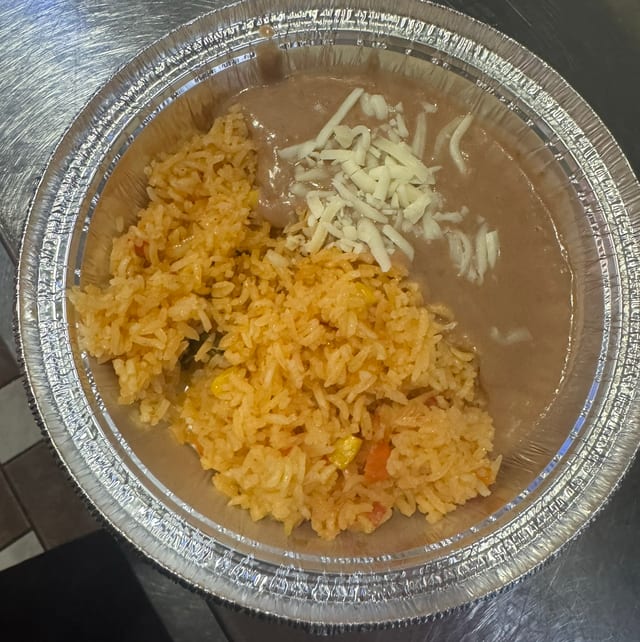 Rice & Beans side.