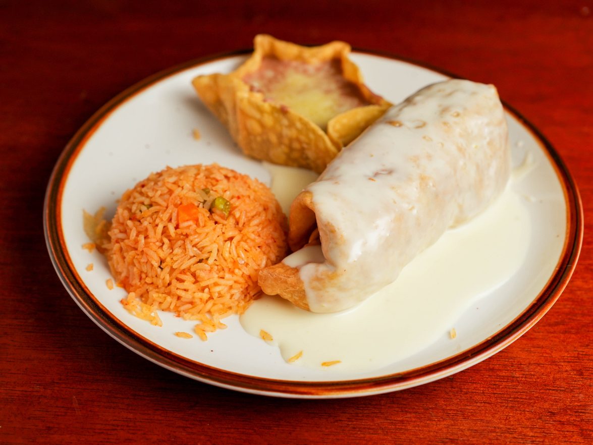 Chimichangas (Lunch).