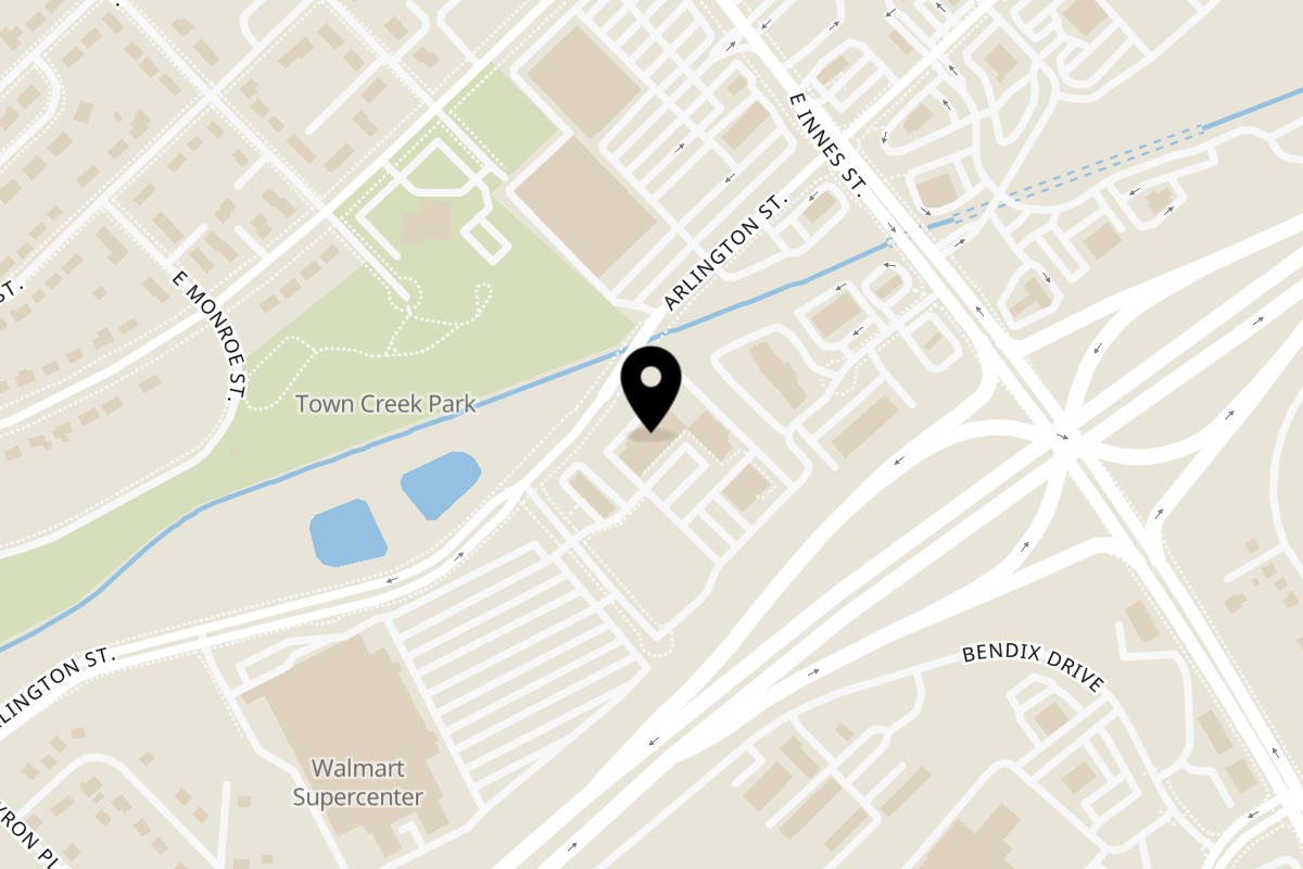 Map showing the location of El Patron Mexican Grill & Cantina on 1030 Freeland Drive in Salisbury